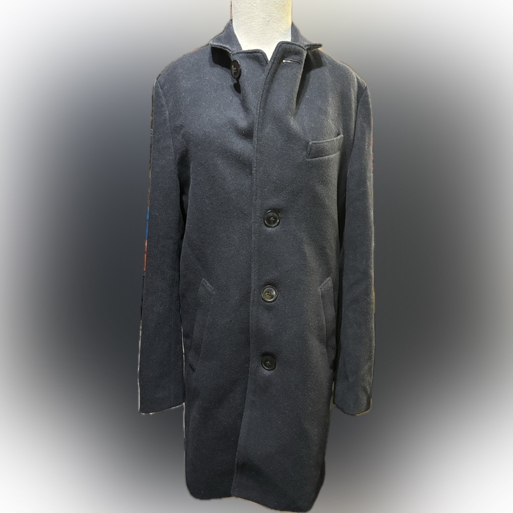 Express Men's Dark Gray Pea Coat